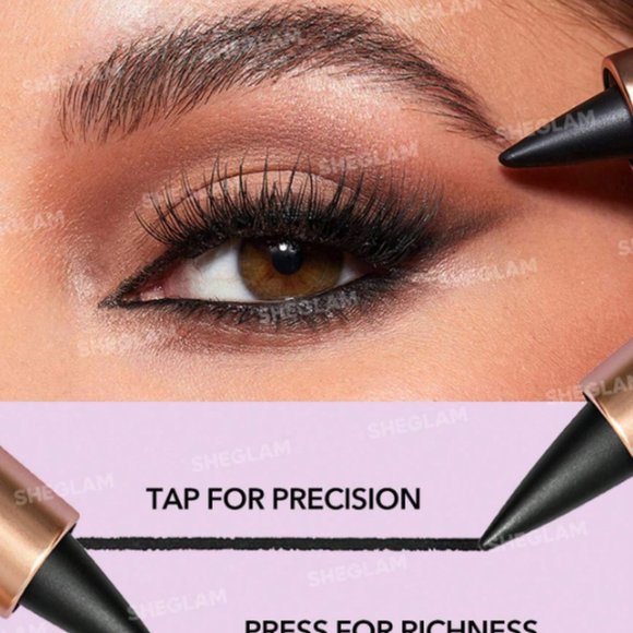 Glide Matte Eyeliner Pencil Highly Pigmented Black Smoky Eyes - Picture 2 of 5